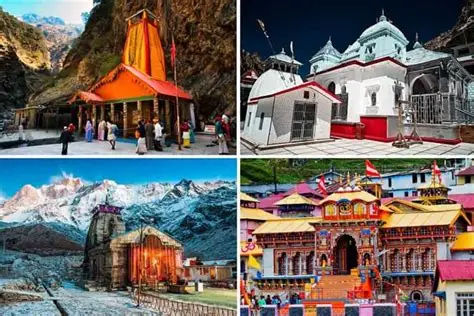 Distance Between Kedarnath, Badrinath, Yamunotri & Gangotri – Complete Char Dham Distance Guide